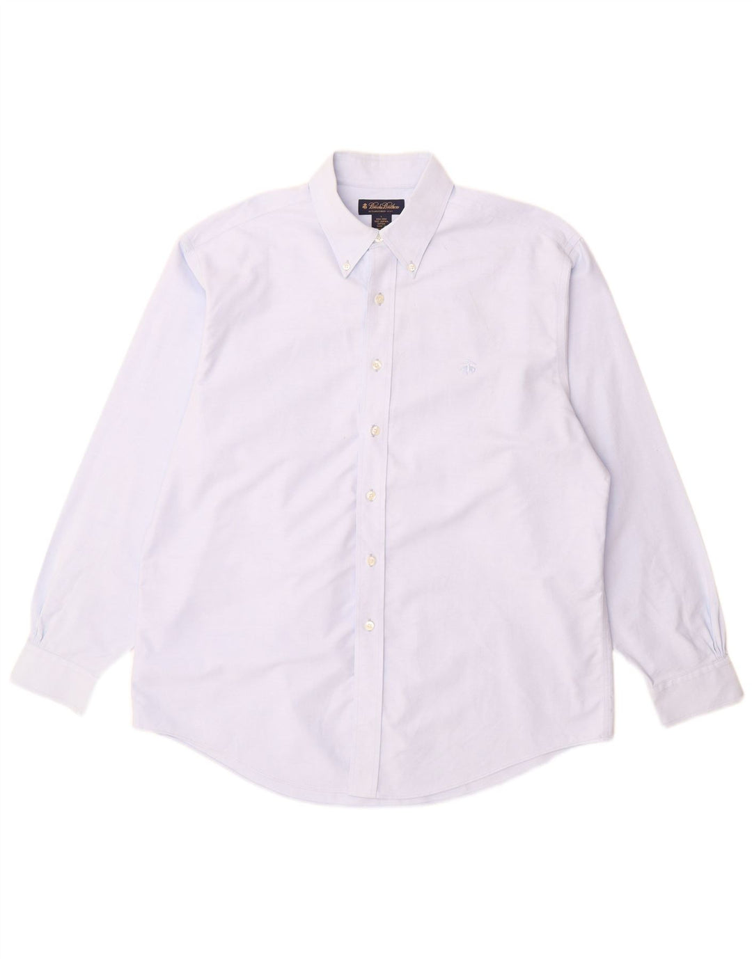 Brooks Brothers Mens Shirt Large Blue Cotton