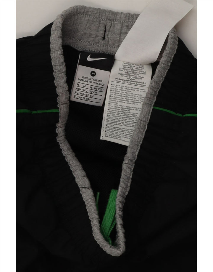 Nike Boys Graphic Tracksuit Trousers 10-11 Years Medium Black Polyester