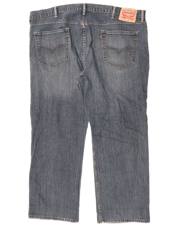 Levi's Mens 559 Relaxed Fit Straight Jeans W44 L27 Blue Cotton