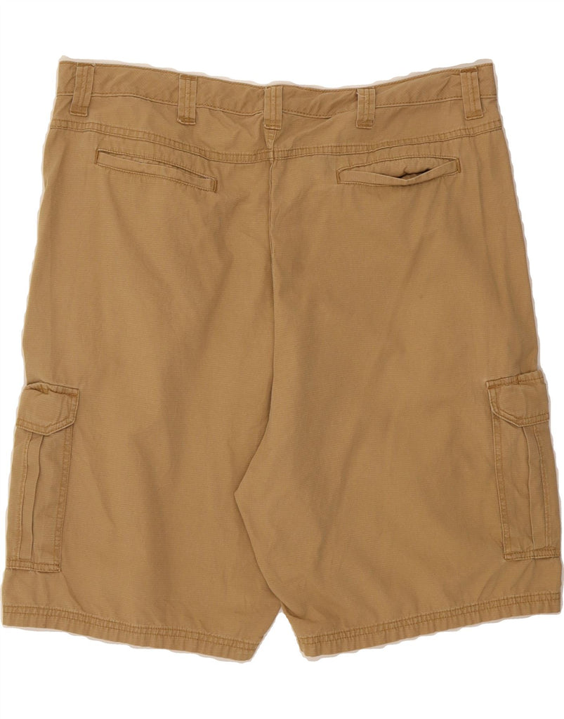 WRANGLER Mens Cargo Shorts W40 XL  Beige Pinstripe Cotton Vintage Wrangler and Second-Hand Wrangler from Messina Hembry 