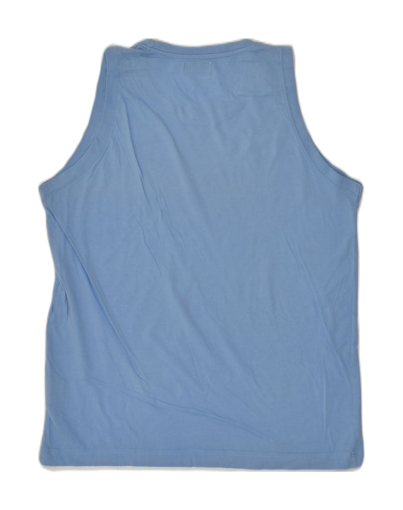 KAPPA Mens Slim Vest Top Large Blue Cotton | Vintage Kappa | Thrift | Second-Hand Kappa | Used Clothing | Messina Hembry 
