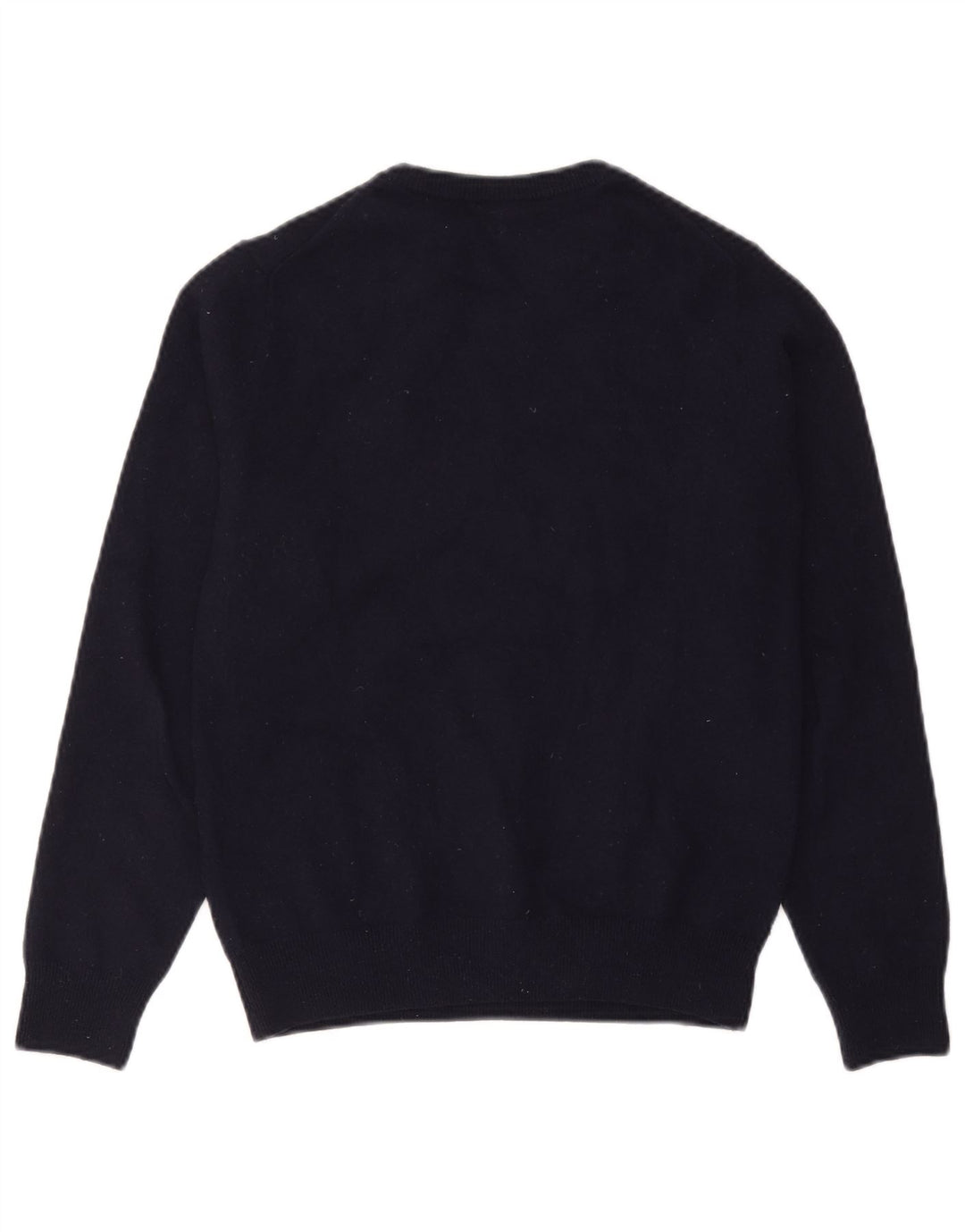 Lacoste Mens Crew Neck Jumper Sweater Size 3 Small Navy Blue New Wool