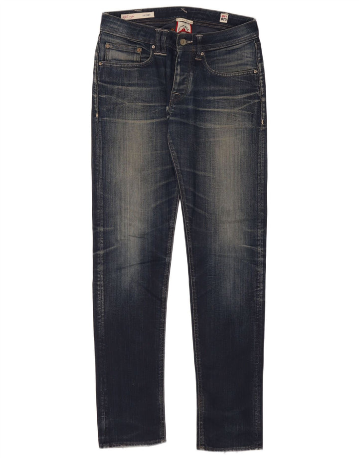 Cycle Womens Skinny Jeans W32 L34 Navy Blue Cotton