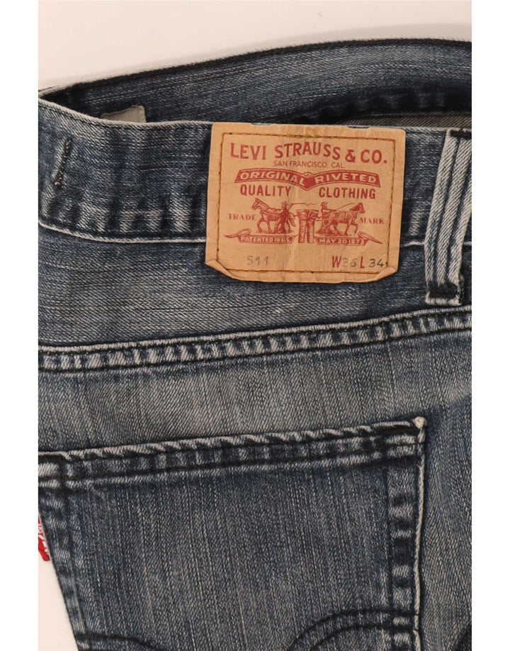 Levi's Mens 511 Slim Jeans W36 L34 Blue