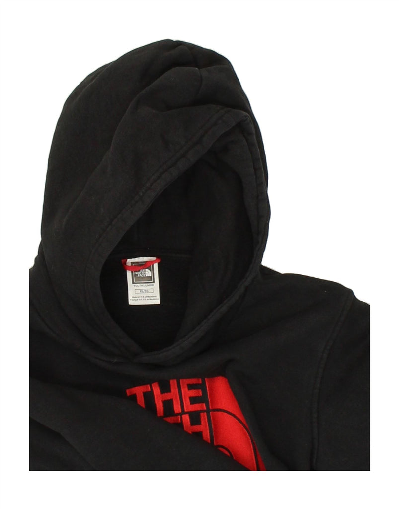 THE NORTH FACE Boys Graphic Hoodie Jumper 15-16 Years XL Black Cotton | Vintage The North Face | Thrift | Second-Hand The North Face | Used Clothing | Messina Hembry 