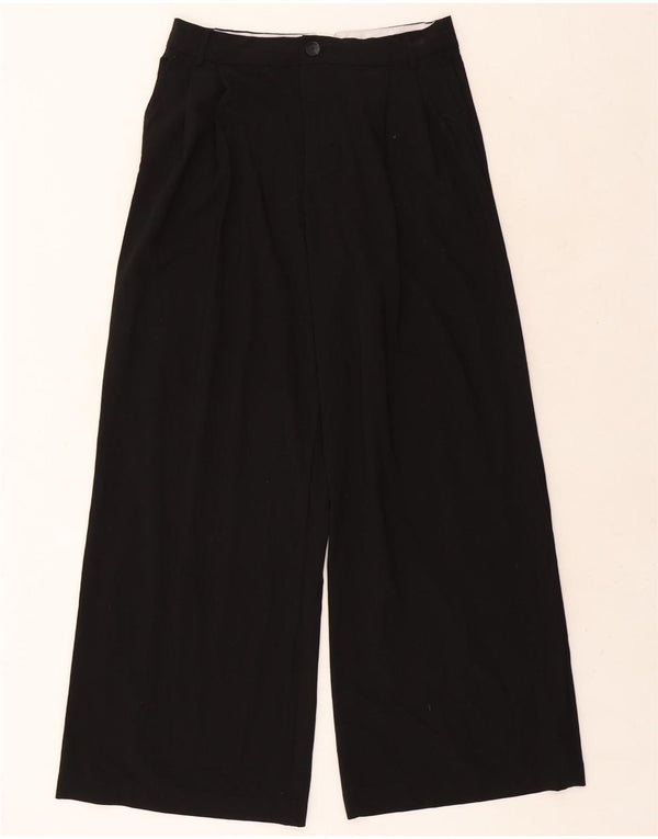 Zara Womens High Waist Pegged Casual Trousers Medium W28 L29 Black