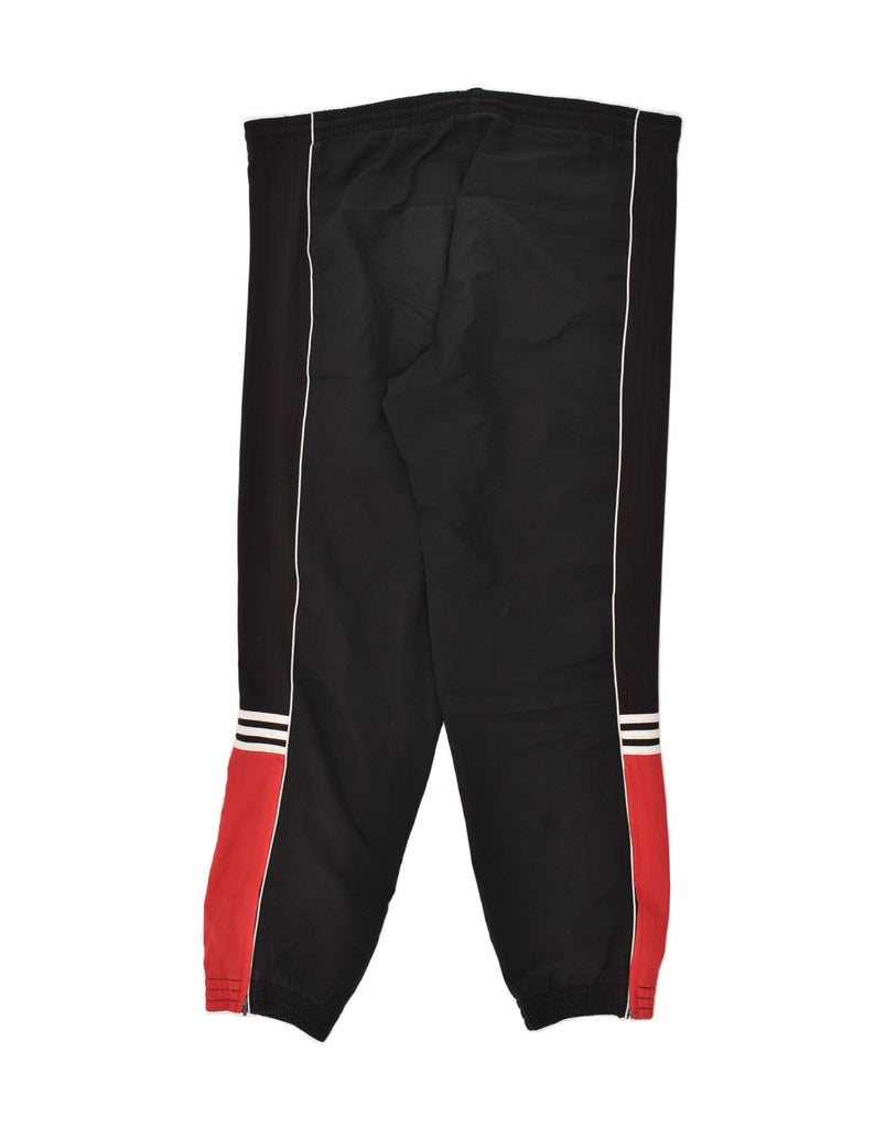 ADIDAS Mens Graphic Tracksuit Trousers Joggers UK 40/42 Medium Black Vintage Adidas and Second-Hand Adidas from Messina Hembry 