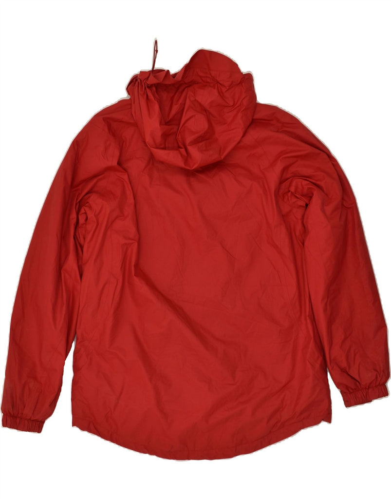 MOUNTAIN WAREHOUSE Mens Hooded Windbreaker Jacket UK 38 Medium Red Nylon | Vintage Mountain Warehouse | Thrift | Second-Hand Mountain Warehouse | Used Clothing | Messina Hembry 