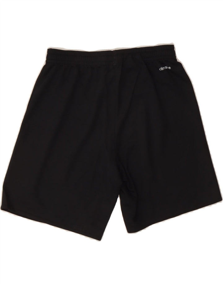 ADIDAS Boys Climalite Sport Shorts 11-12 Years Black Polyester Vintage Adidas and Second-Hand Adidas from Messina Hembry 