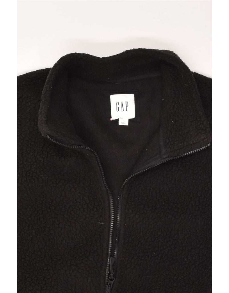 GAP Mens Fleece Jacket UK 42 XL Black Polyester | Vintage Gap | Thrift | Second-Hand Gap | Used Clothing | Messina Hembry 