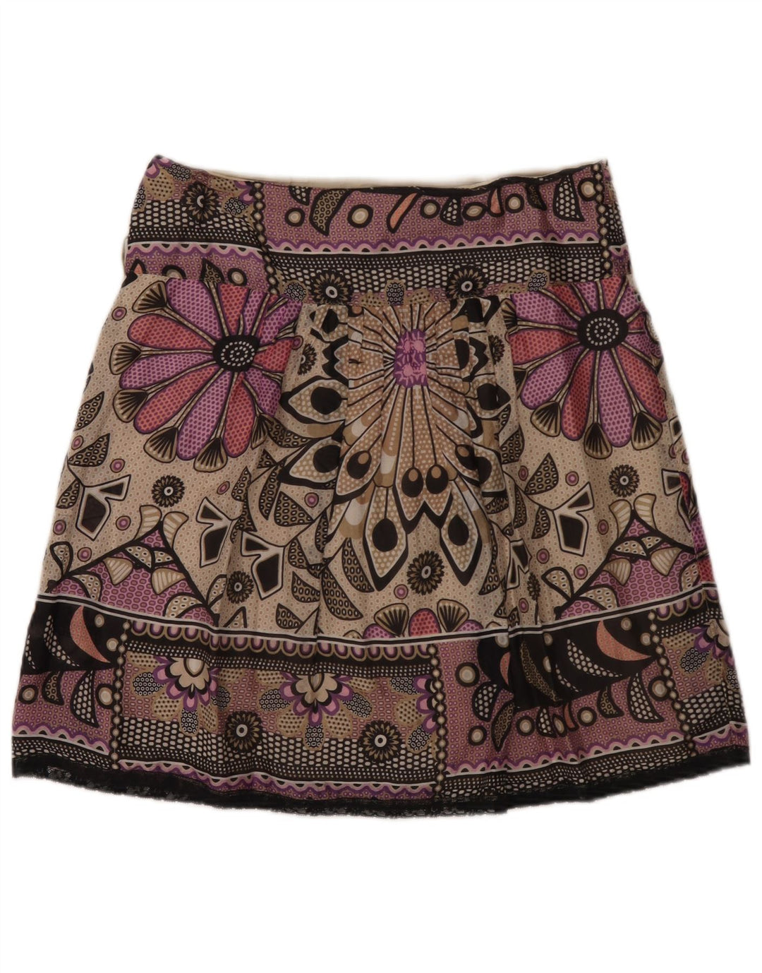 Marella Womens Mini Skirt W32 Large  Multicoloured Floral