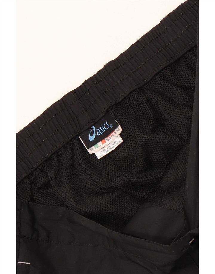 Asics Womens Waterproof Trousers UK 14 Medium Black Polyester