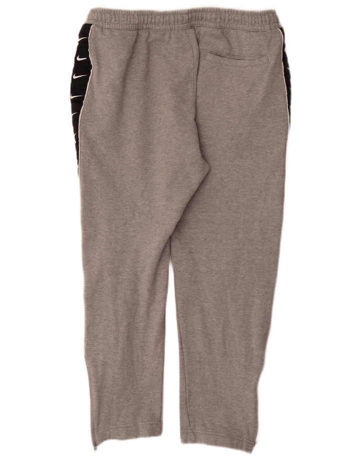 Nike Mens Tracksuit Trousers Joggers Medium Grey Cotton