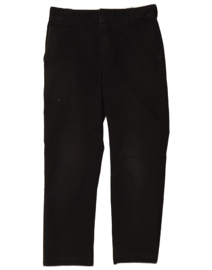 Dickies Mens Slim Tapered Casual Trousers W30 L28 Black Polyester