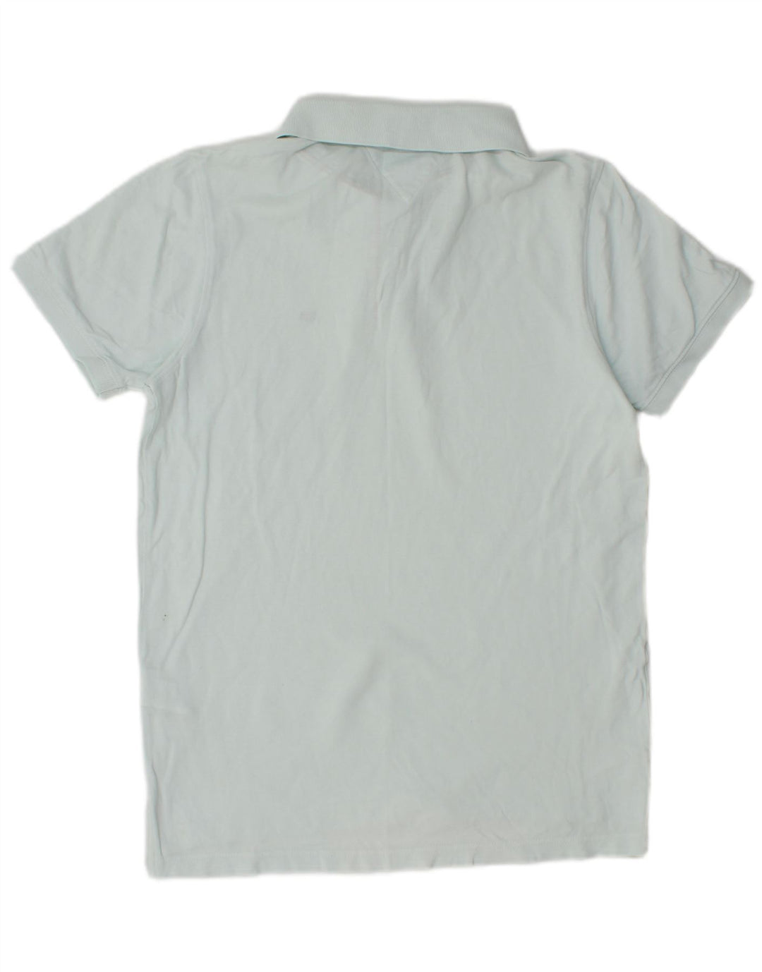 TOMMY HILFIGER Mens Polo Shirt Medium Blue Cotton