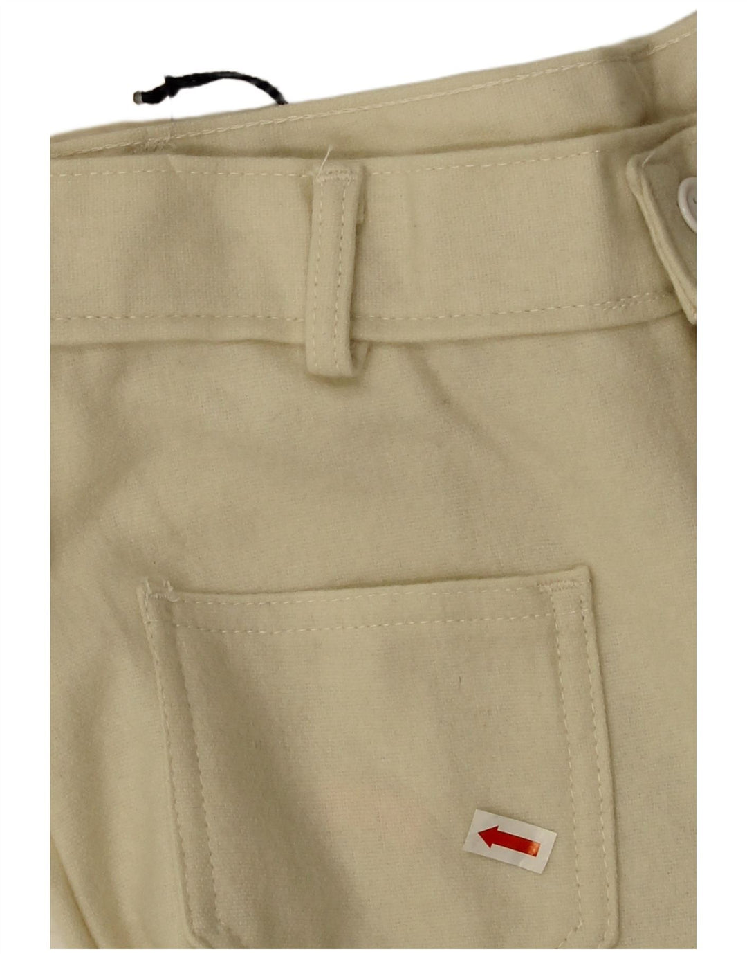 Vintage Womens Bootcut Casual Trousers IT 40 Small W26 L32 Beige