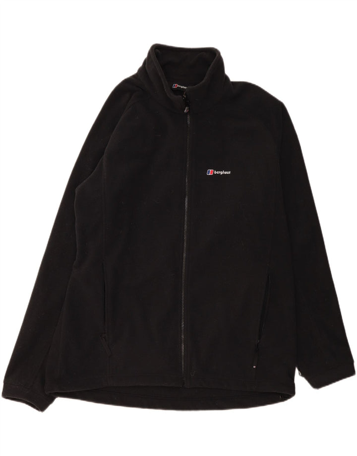 Berghaus Mens Fleece Jacket UK 44 2XL Black Polyester