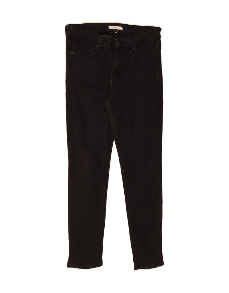 LEVI'S Womens 711 Skinny Jeans W30 L27 Black Vintage Levi's and Second-Hand Levi's from Messina Hembry 