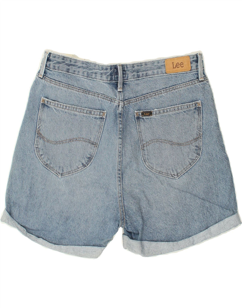 LEE Womens Mom Denim Shorts W30 Medium Blue Cotton | Vintage Lee | Thrift | Second-Hand Lee | Used Clothing | Messina Hembry 