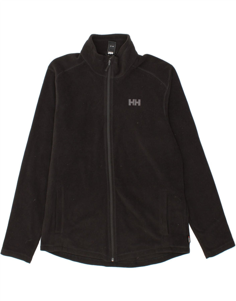 HELLY HANSEN Mens Fleece Jacket UK 42 XL Black Polyester Vintage Helly Hansen and Second-Hand Helly Hansen from Messina Hembry 