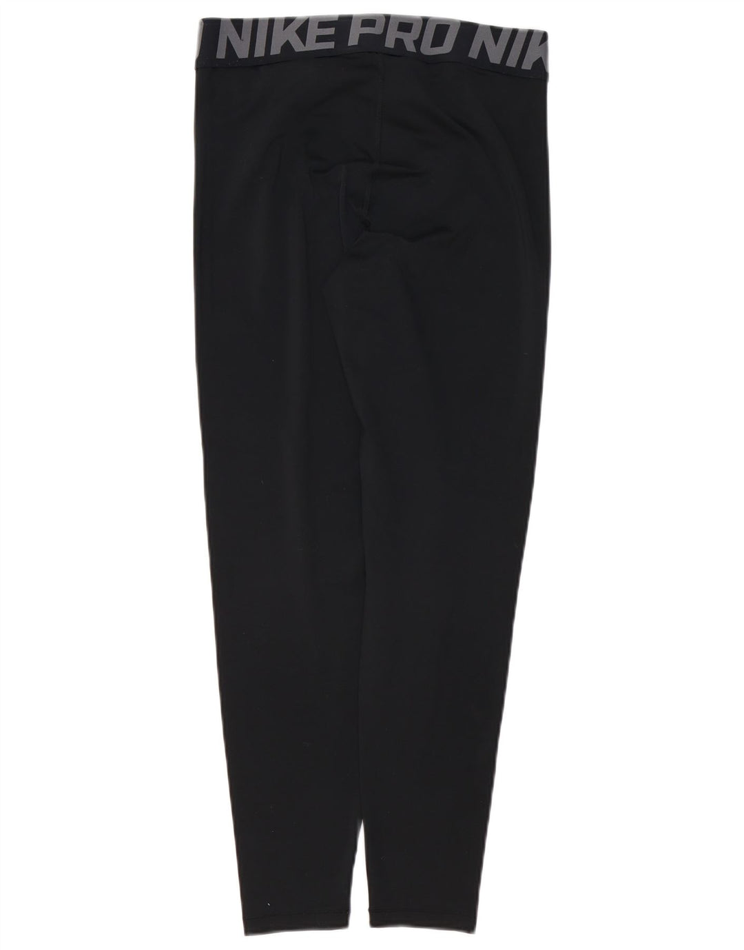 NIKE Womens Dri Fit Graphic Leggings UK 12 Medium  Black Polyester