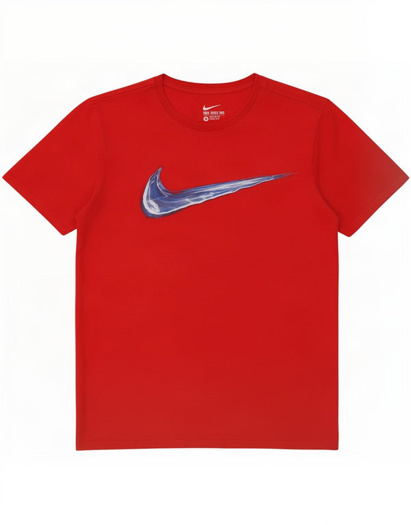 Nike Mens Athletic Cut Graphic T-Shirt Top Medium Red