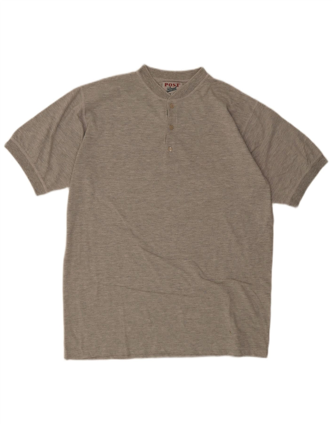 Vintage Mens T-Shirt Top 2XL Grey Flecked Cotton