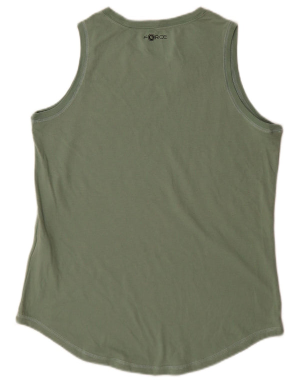 Carhartt Womens Relaxed Fit Vest Top UK 8/10 Medium Green Polyester
