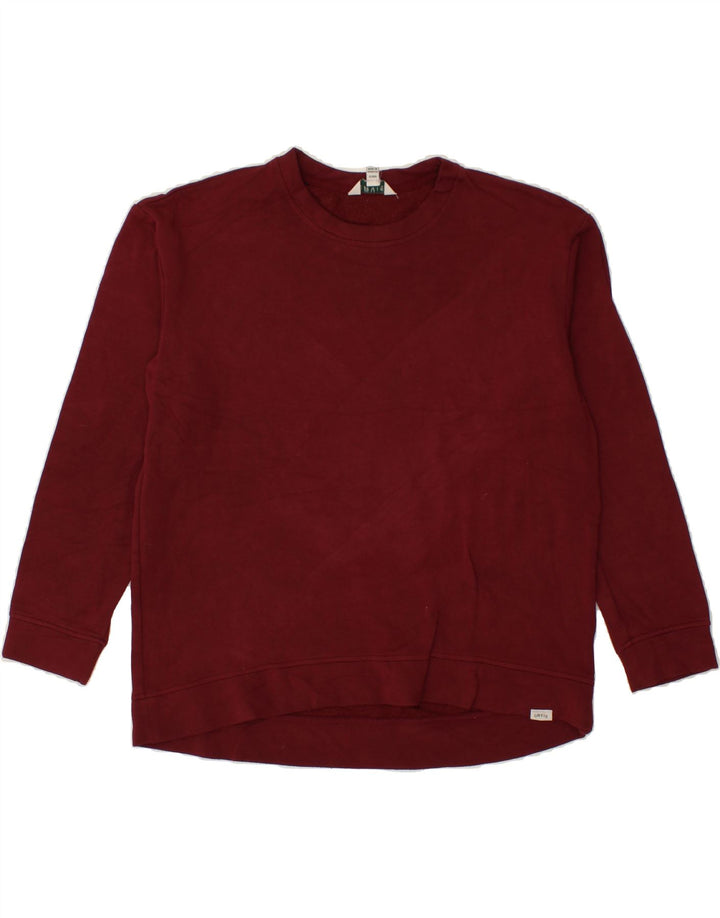 ORVIS Womens Sweatshirt Jumper UK 10 Small Burgundy Modal Vintage Orvis and Second-Hand Orvis from Messina Hembry 