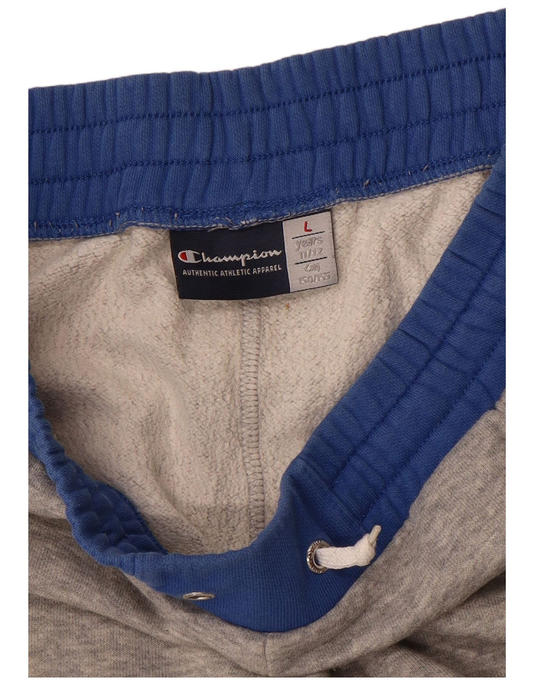 Champion Boys Tracksuit Trousers Joggers 11-12 Years Large Grey Colourblock