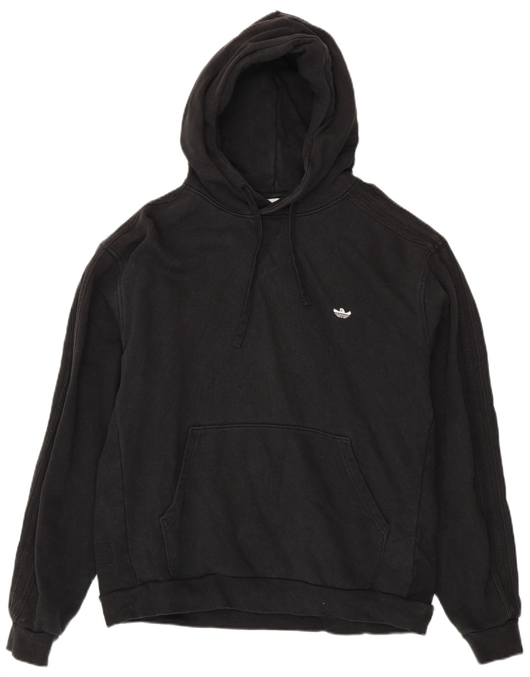Nike Mens Hoodie Jumper Large Black Cotton