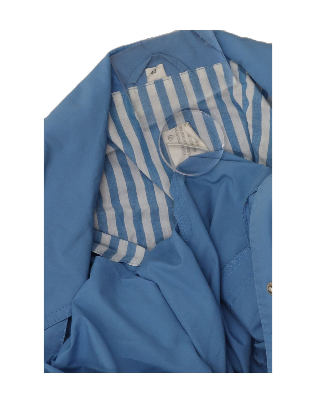 VINTAGE Womens Bomber Jacket IT 42 Medium Blue Polyester Vintage Vintage and Second-Hand Vintage from Messina Hembry 