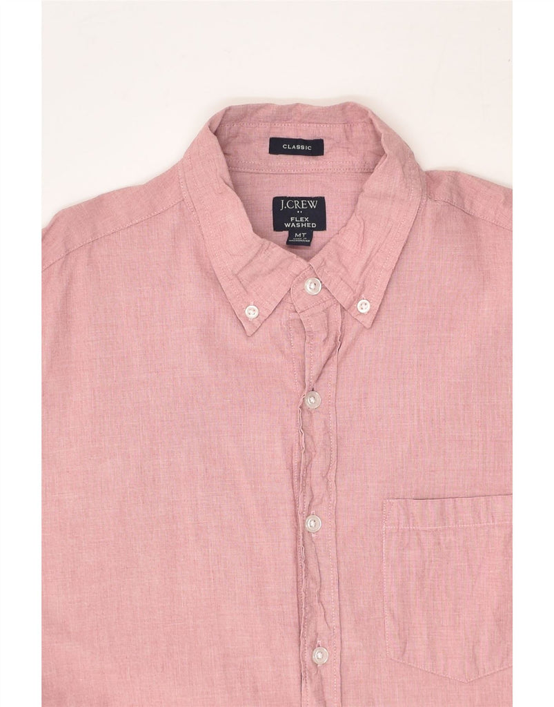 J. CREW Mens Flex Classic Fit Shirt Medium Pink Cotton | Vintage J. Crew | Thrift | Second-Hand J. Crew | Used Clothing | Messina Hembry 