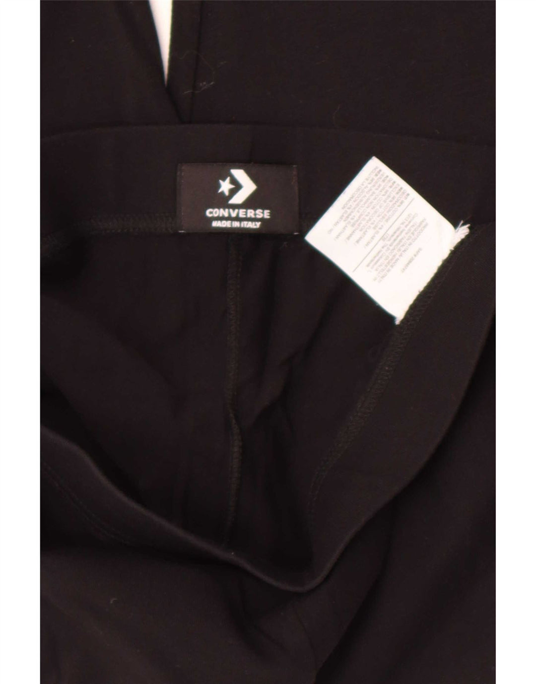 Converse Womens Graphic Leggings Medium Black Cotton