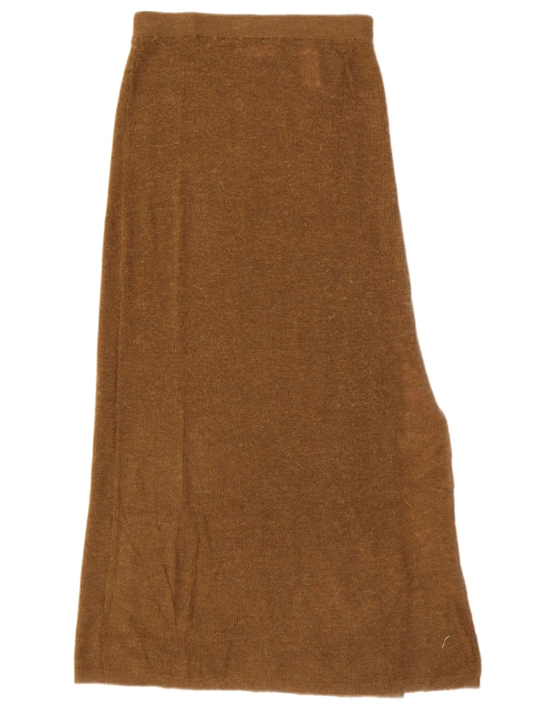 Zara Womens Knit Maxi Skirt Small W26  Brown Polyamide