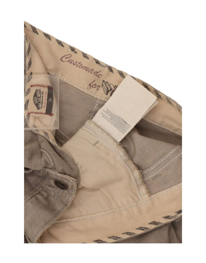 Vans Mens Casual Shorts W36 Large  Grey Cotton