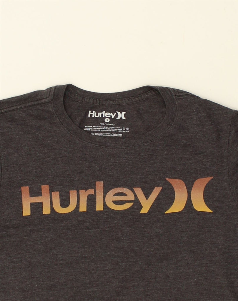 HURLEY Mens Graphic T-Shirt Top Small Grey Cotton | Vintage Hurley | Thrift | Second-Hand Hurley | Used Clothing | Messina Hembry 