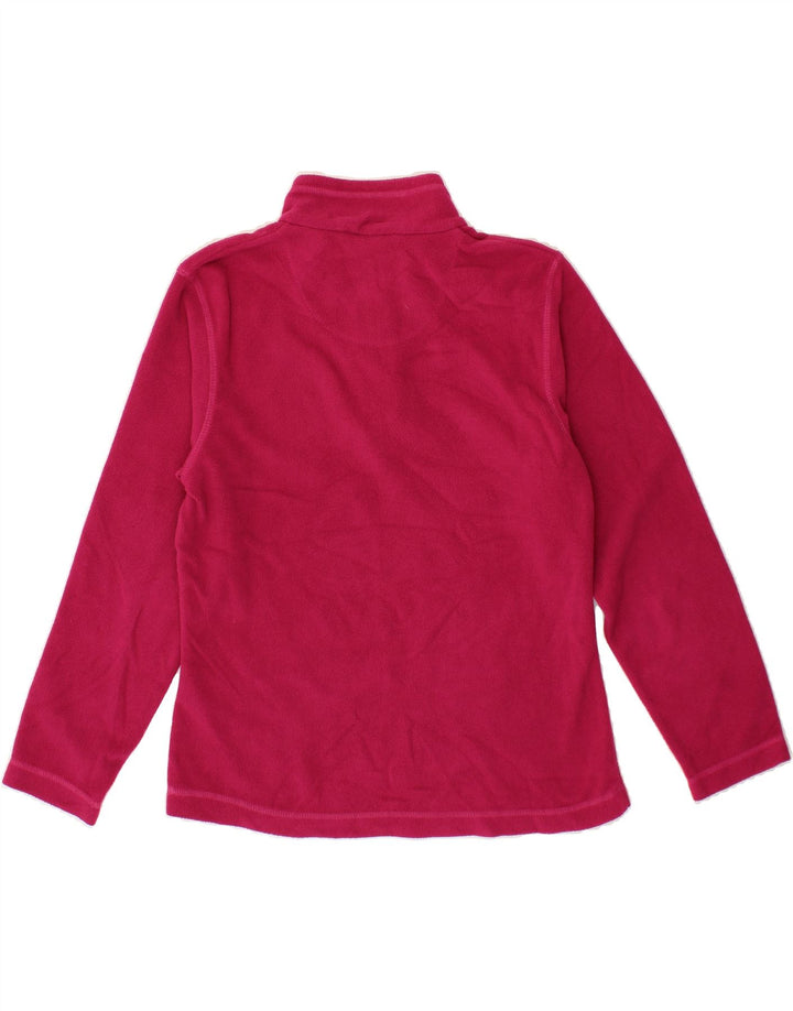 REGATTA Womens Zip Neck Fleece Jumper UK 10 Small  Pink Polyester Vintage Regatta and Second-Hand Regatta from Messina Hembry 