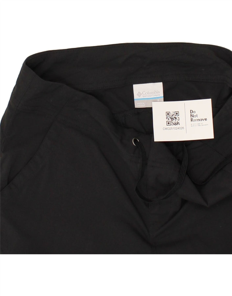 COLUMBIA Womens Capri Trousers US 8 Medium W32  Black Nylon Vintage Columbia and Second-Hand Columbia from Messina Hembry 