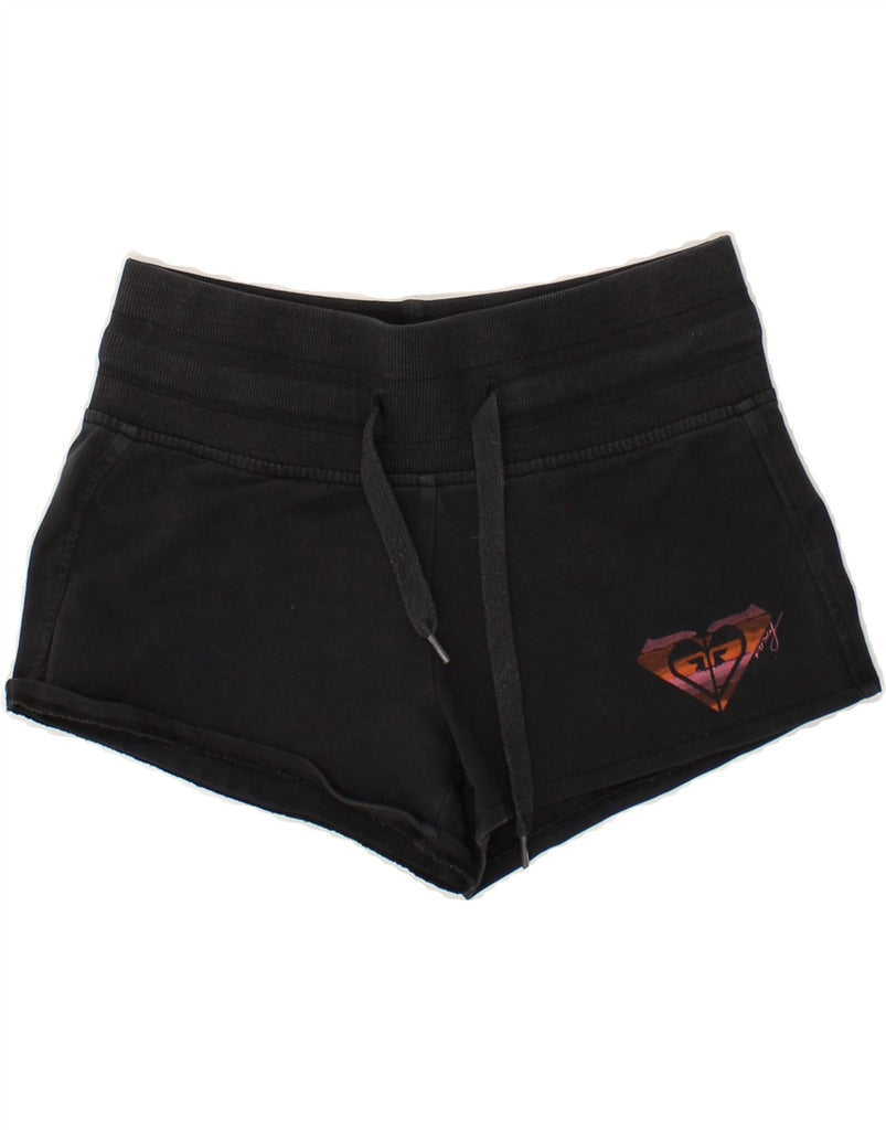 ROXY Womens Sport Shorts UK 6 XS Black | Vintage Roxy | Thrift | Second-Hand Roxy | Used Clothing | Messina Hembry 