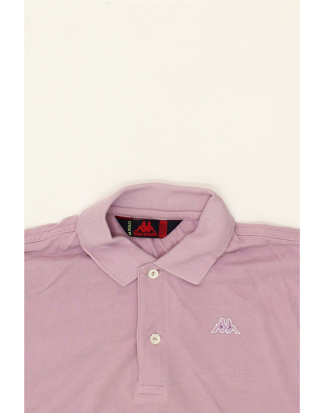 KAPPA Boys Polo Shirt 11-12 Years Pink Cotton Vintage Kappa and Second-Hand Kappa from Messina Hembry 
