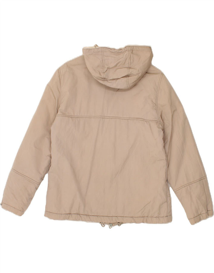 FILA Womens Hooded Windbreaker Jacket UK 14 Medium Grey Vintage Fila and Second-Hand Fila from Messina Hembry 