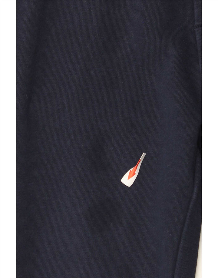 Fila Mens Tracksuit Trousers Medium  Navy Blue Cotton
