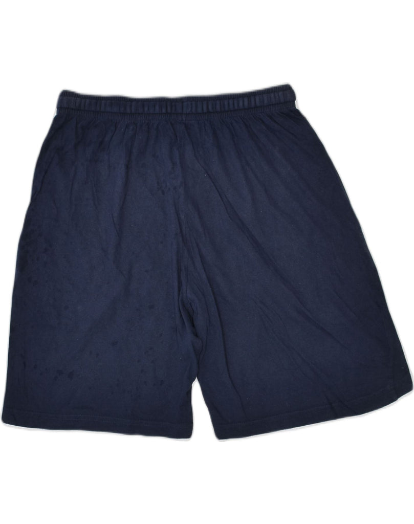 LOTTO Mens Sport Shorts XL Navy Blue Cotton | Vintage | Thrift | Second-Hand | Used Clothing | Messina Hembry 