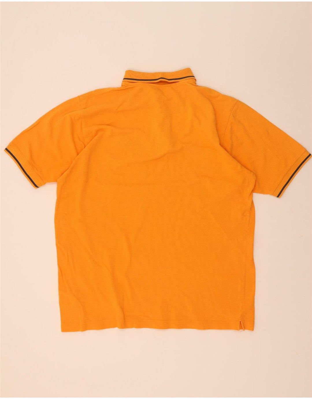 Kappa Mens Polo Shirt 2XL Orange Cotton