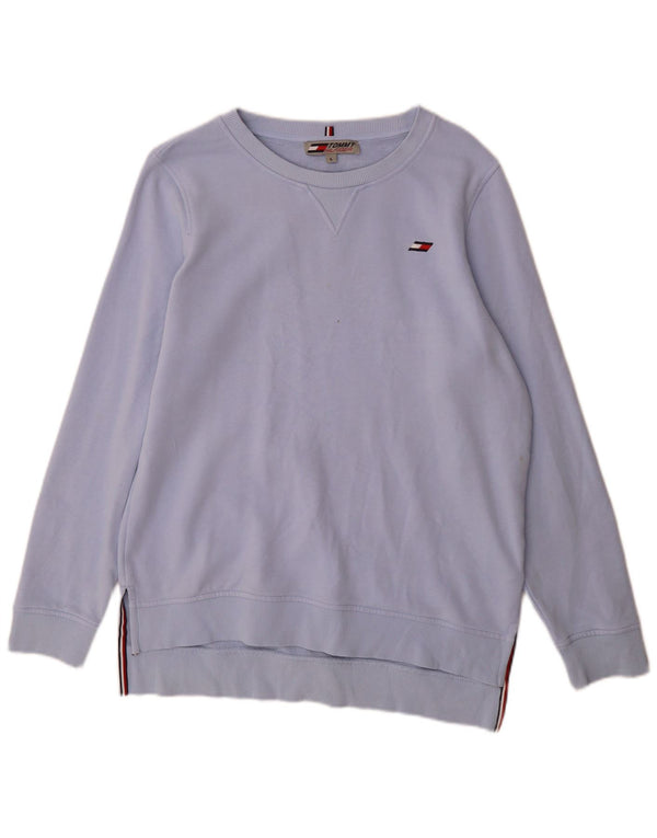 Tommy Hilfiger Womens Sweatshirt Jumper UK 16 Large Blue Cotton
