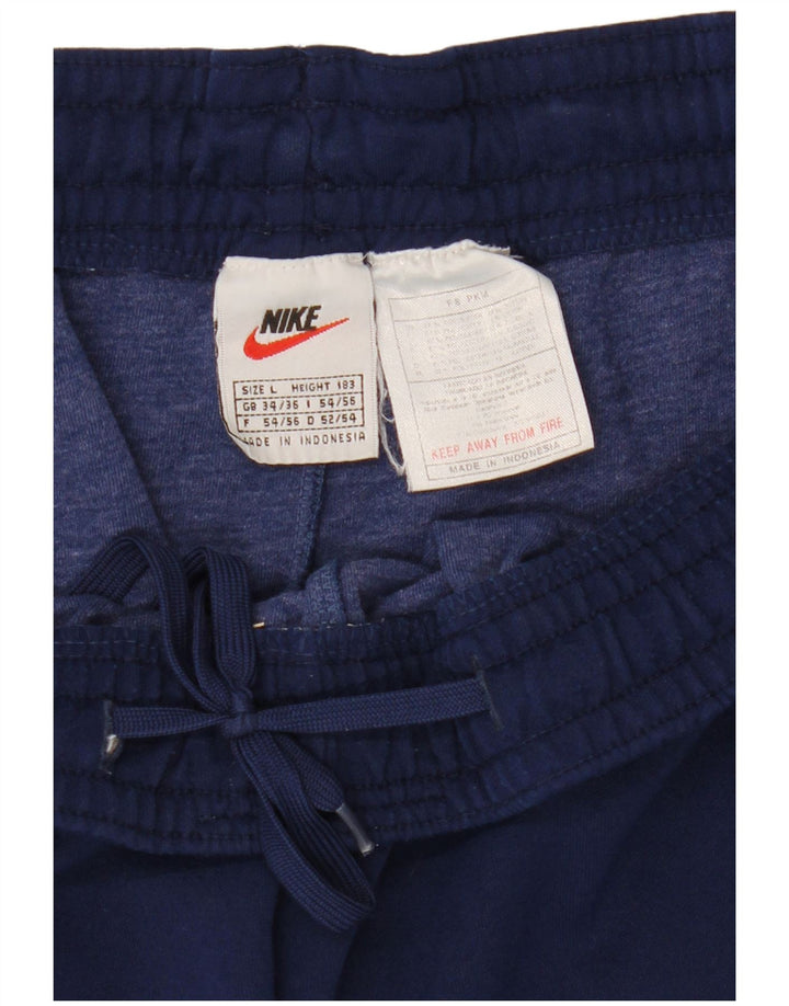 Nike Mens Sport Shorts Large Navy Blue Polyester