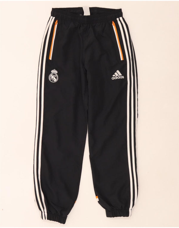 Adidas Boys Real Madrid Tracksuit Trousers Joggers 15-16 Years Navy Blue