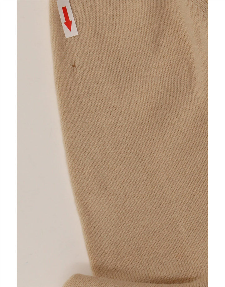Marks & Spencer Womens Cardigan Sweater UK 20 2XL Beige Lambswool