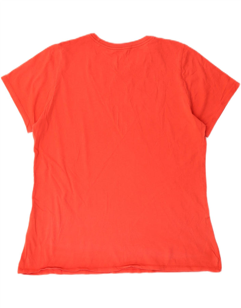 NIKE Womens Graphic T-Shirt Top UK 18 XL Red Cotton Vintage Nike and Second-Hand Nike from Messina Hembry 